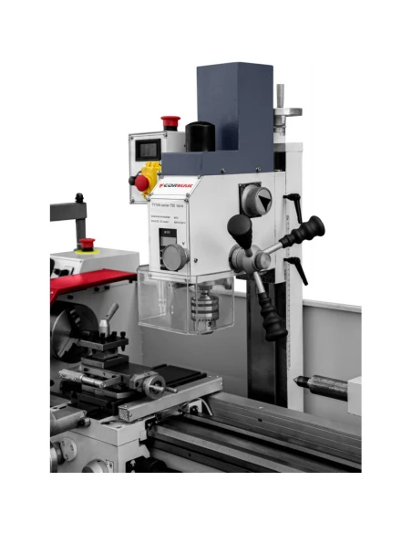 Soustruh/frézka CORMAK TYTAN Center 750 Vario + nože + otáčkový kloub.