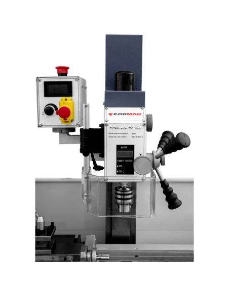 Soustruh/frézka CORMAK TYTAN Center 750 Vario + nože + otáčkový kloub.