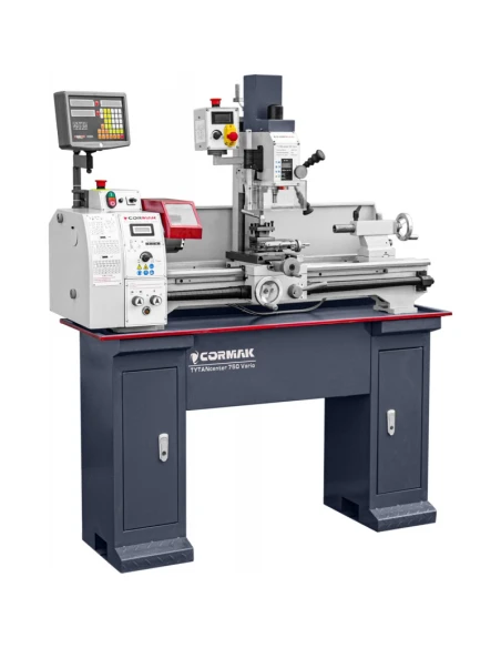 Soustružnicko-frézovací stroj CORMAK TYTAN Center 750 Vario DRO