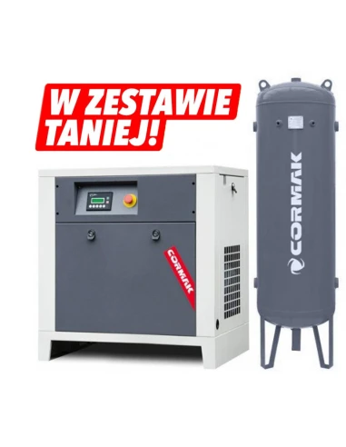 Kompresorová souprava LUFT 700 - 5,5kW - 650L/min.+ Vertikální válec 300 L