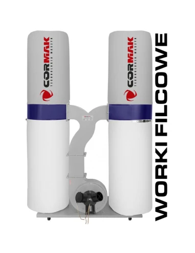 Odsávání třísek plstěnými sáčky CORMAK FM300SA