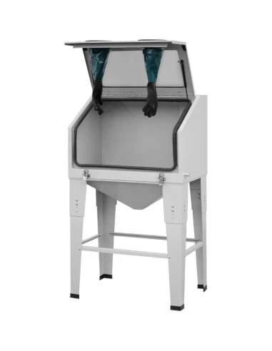 Kabinový pískovač 200 l - horní otvor...