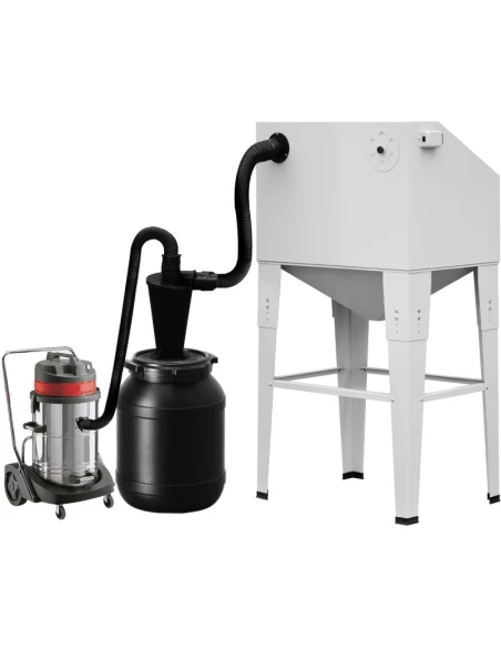 Kabinový pískovač 200 l - horní otvor KDP200CTOP + separátor + hadice