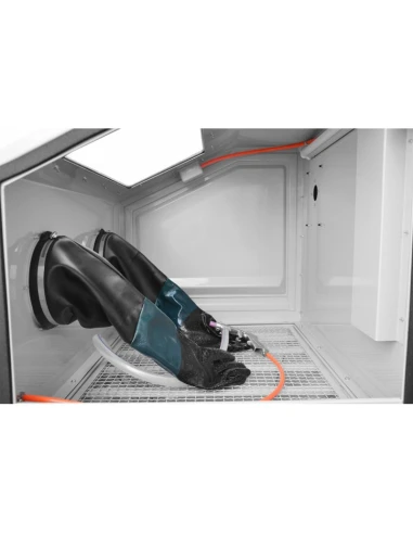 Kabinový pískovač 350 L - boční otevírání...