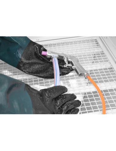 Kabinový pískovač 350 L - boční otevírání...