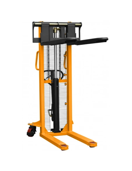 Montovaný paletový vozík WRHS 1516 s nastavitelnými vidlicemi (nosnost 1500 kg, zdvih 1600 mm)