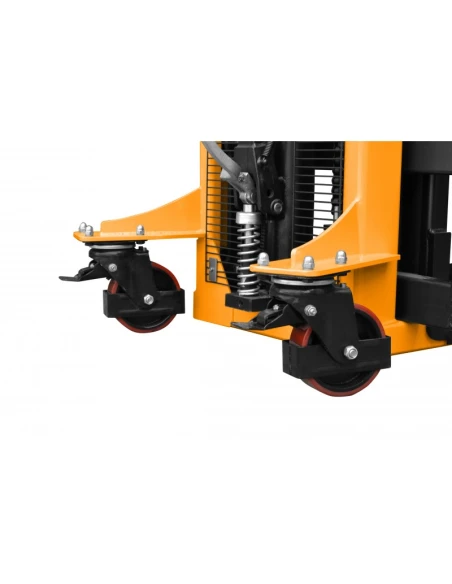 Montovaný paletový vozík WRHS 1516 s nastavitelnými vidlicemi (nosnost 1500 kg, zdvih 1600 mm)