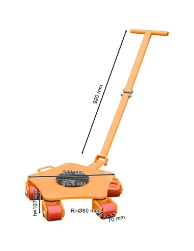 Válečková dopravní plošina - CRP 5T (nosnost 5...