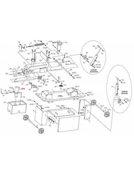 Čerpadlo chladicí kapaliny pro pásovou pilu BS712N