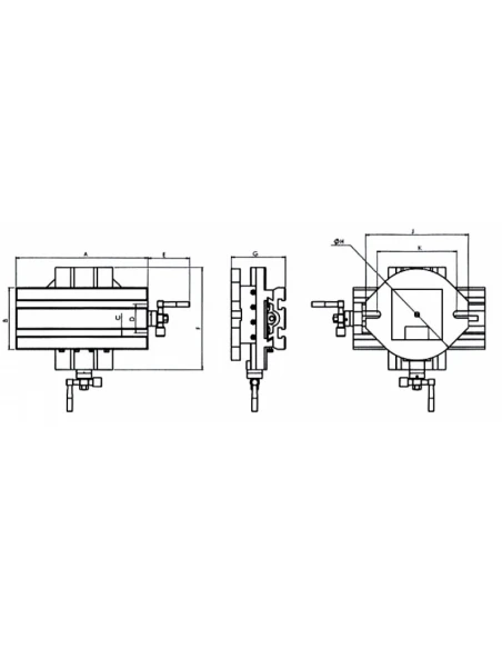 Příčný stůl 300X140 mm
