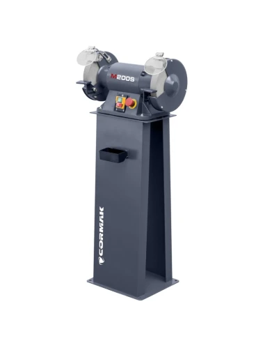 Průmyslová dvoukotoučová bruska M200S s podstavcem