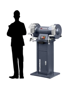 Průmyslová dvoukotoučová bruska CORMAK M300S se stojanem 2