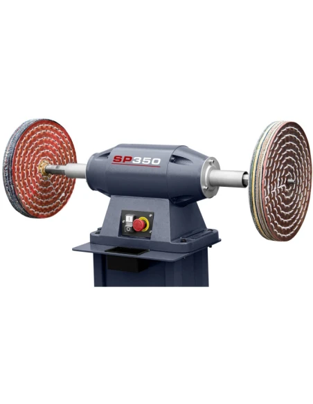 Průmyslový satinovací stroj na odstraňování otřepů, leštění CORMAK SP350 se stojanem