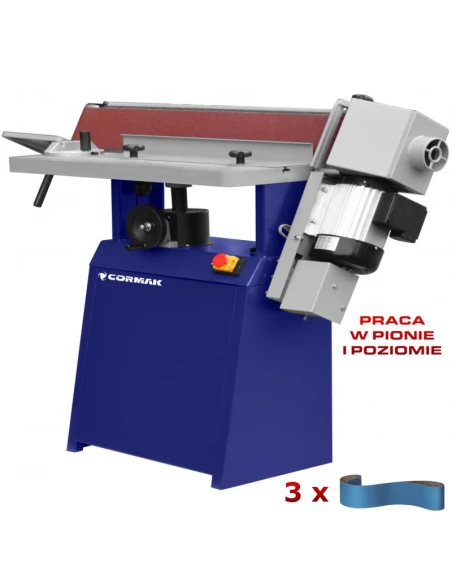 Bruska na hrany CORMAK MM2315 400V s oscilací + 3 brusné pásy
