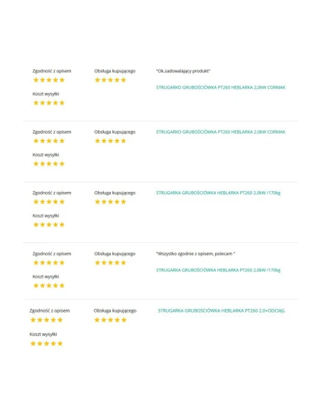 Hoblovka-tloušťkovačka CORMAK PT250 230V