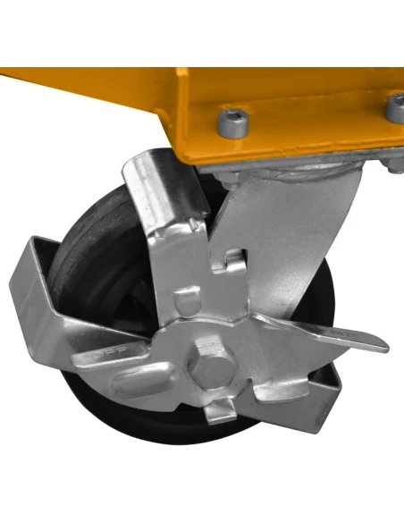 Plošinový nůžkový zvedák TA15 (nosnost 150 kg, zdvih 600 mm)