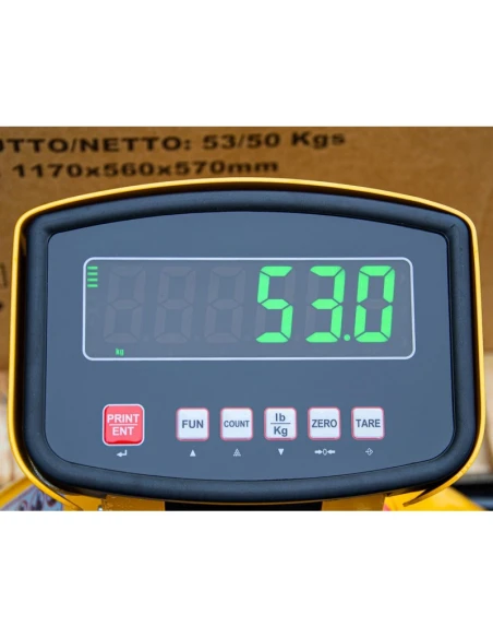 Paletový vozík s váhou a tiskárnou CORMAK SP2500 P