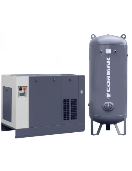 Šroubový kompresor THEOR H1515.8 COMPACT + sušička N20S + tlaková nádoba 25 BAR 1000 L