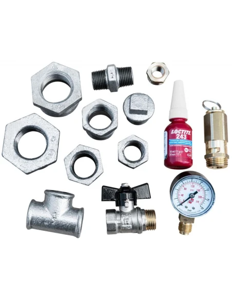 Vzdušník, tlaková nádoba 11 BAR 1000 L + příslušenství